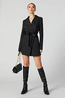 Belted Blazer Mini Dress