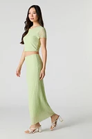 Floral Lace Maxi Skirt