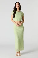 Floral Lace Maxi Skirt