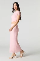 Floral Lace Maxi Skirt
