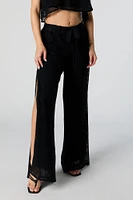 Crochet Belted Palazzo Pant