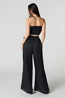 Satin Wide Leg Pant