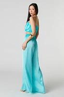 Satin Wide Leg Pant