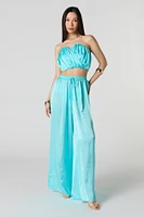 Satin Wide Leg Pant