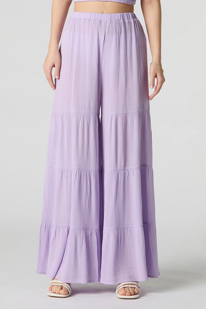 Pantalon à jambe large