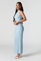 Textured Maxi Skirt