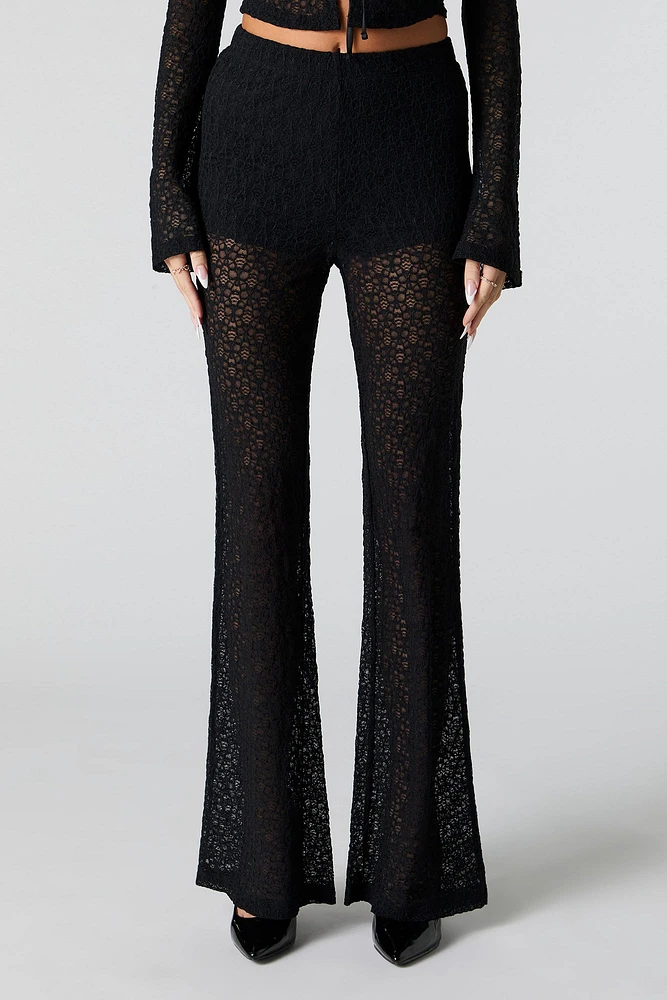 Lace Flare Pant