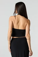 Cowl Halter Neck Tank