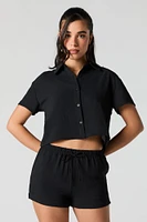 Mid Rise Drawstring Short