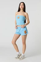 Short en molleton à imprim