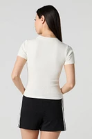 Side Striped Fleece Short