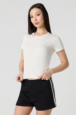 Side Striped Fleece Short