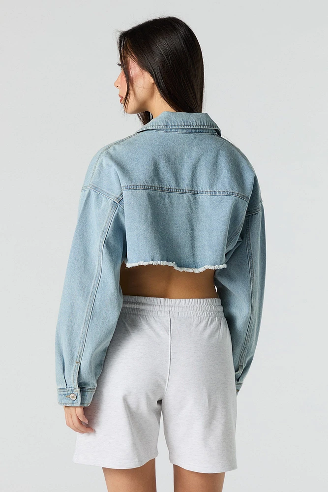 Short en molleton à taille coulissante