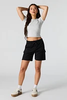 Fleece Cargo Short