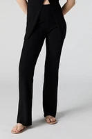 Ribbed Knit High Rise Pant