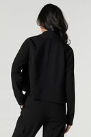 Blazer ouvert en crêpe