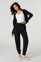 Blazer ouvert en crêpe