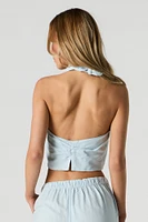 Veste bain-de-soleil en mélange de lin