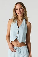 Veste bain-de-soleil en mélange de lin