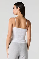 Camisole cÃ´telÃ© sans couture avec bretelles doubles