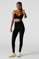 Seamless Ribbed V-Neck Bralette