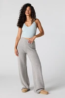Seamless Ribbed V-Neck Cropped Cami