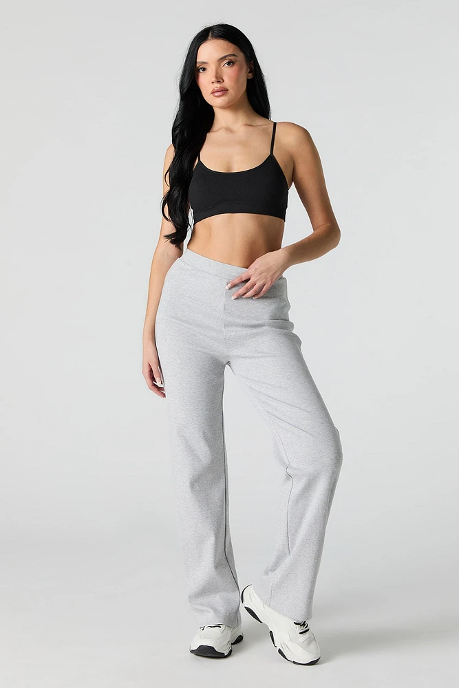 Bralette côtelée sans couture