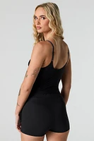 Mesh V-Neck Cami