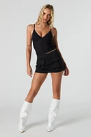 Mesh V-Neck Cami