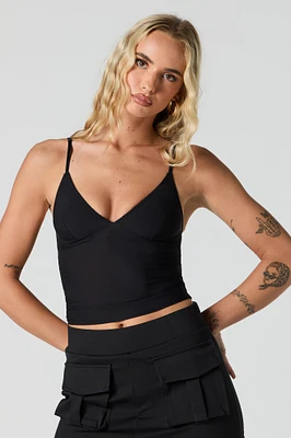 Mesh V-Neck Cami