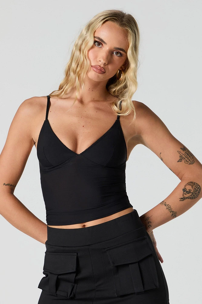Mesh V-Neck Cami