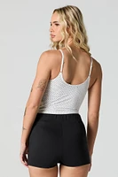 Camisole en filet à col V