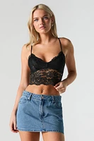 Floral Lace Cami Bralette