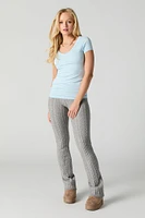 Solid V-Neck T-Shirt