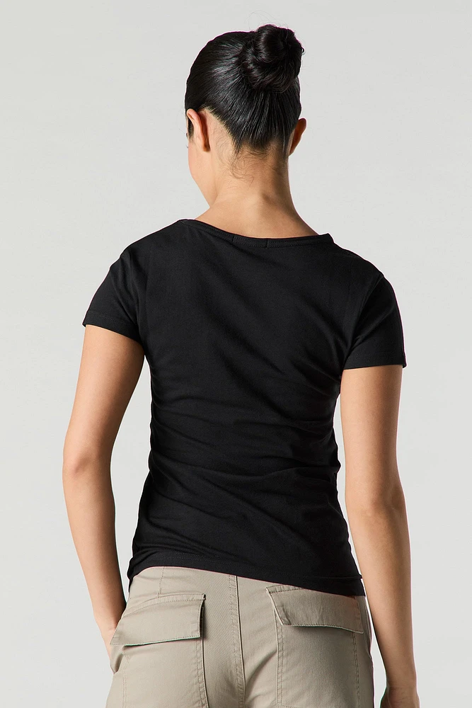 High Neck T-Shirt