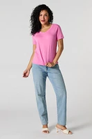 Relaxed V-Neck T-Shirt