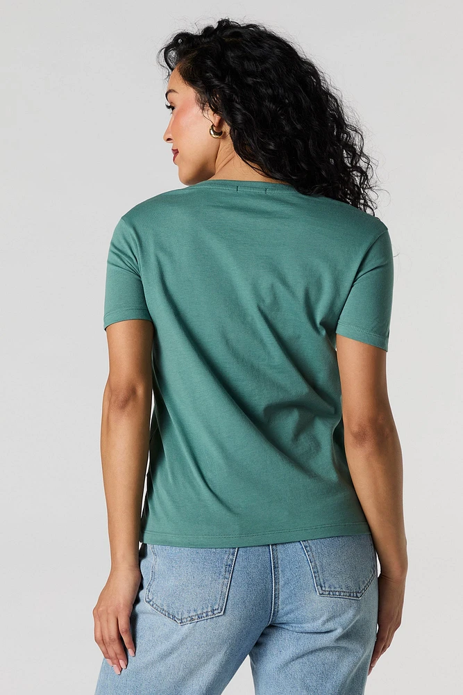 Relaxed V-Neck T-Shirt