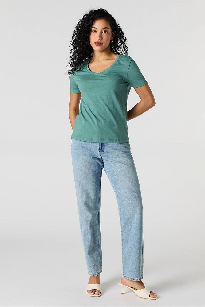 Relaxed V-Neck T-Shirt