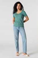 Relaxed V-Neck T-Shirt