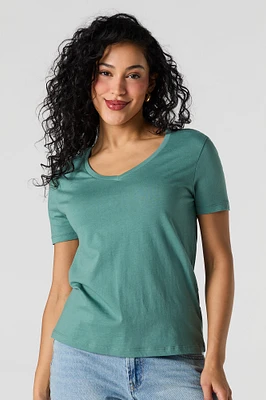 Relaxed V-Neck T-Shirt