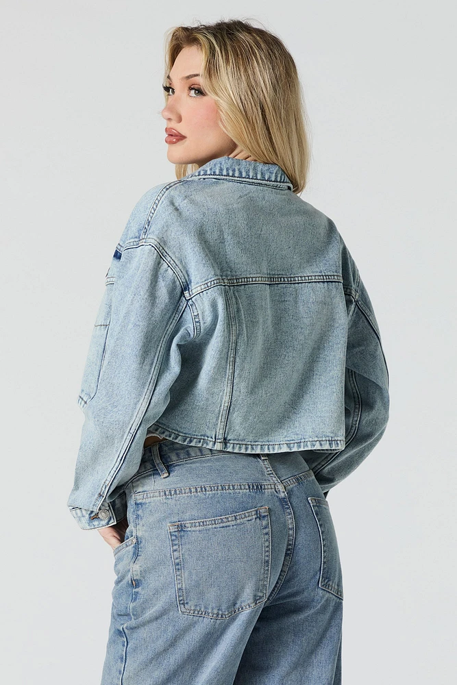 Cropped Denim Jacket