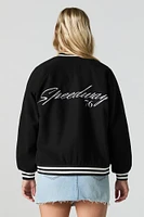 Hotter Than Hell Fleece Varsity Jacket