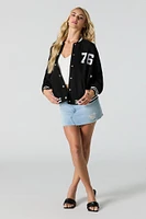 Hotter Than Hell Fleece Varsity Jacket