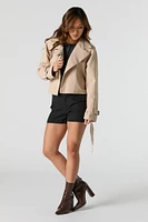 Cropped Trench Coat