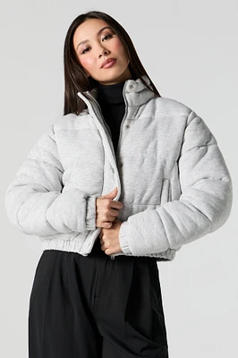 Manteau bouffant en molleton