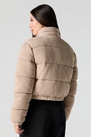 Manteau bouffant en molleton