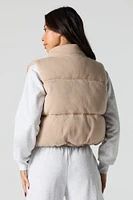 Gilet en molleton bouffant