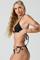 Ruffle Triangle Bikini Top