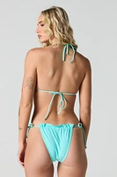 Culotte de bikini à volant