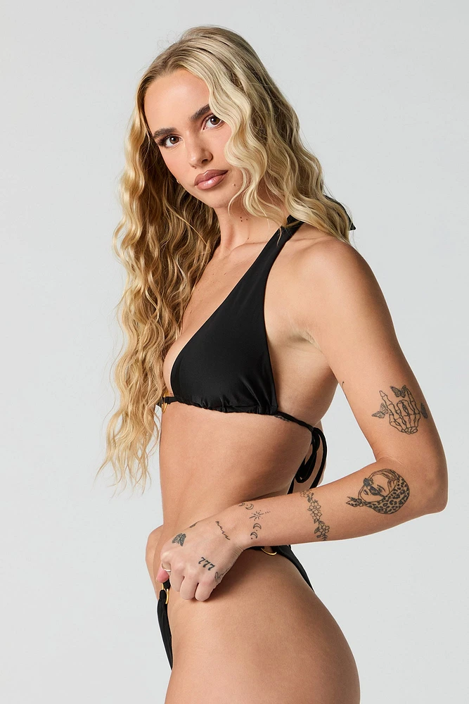 Haut de bikini à anneau